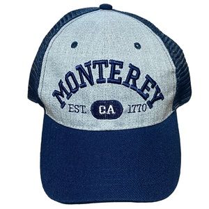 Monterey CA Surf Beach Mesh Baseball Hat High End MINTY RETRO